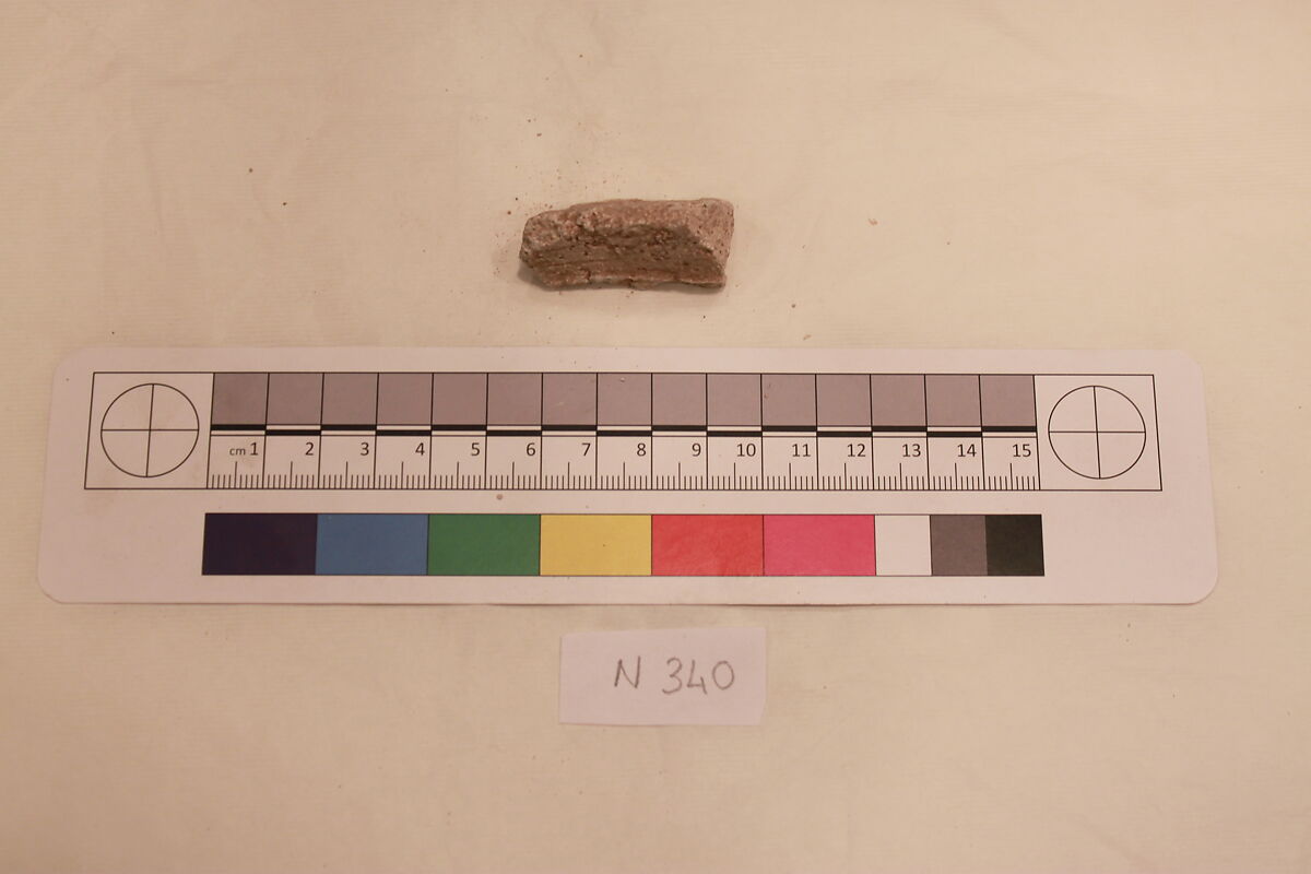 Stucco Fragment, Stucco; carved