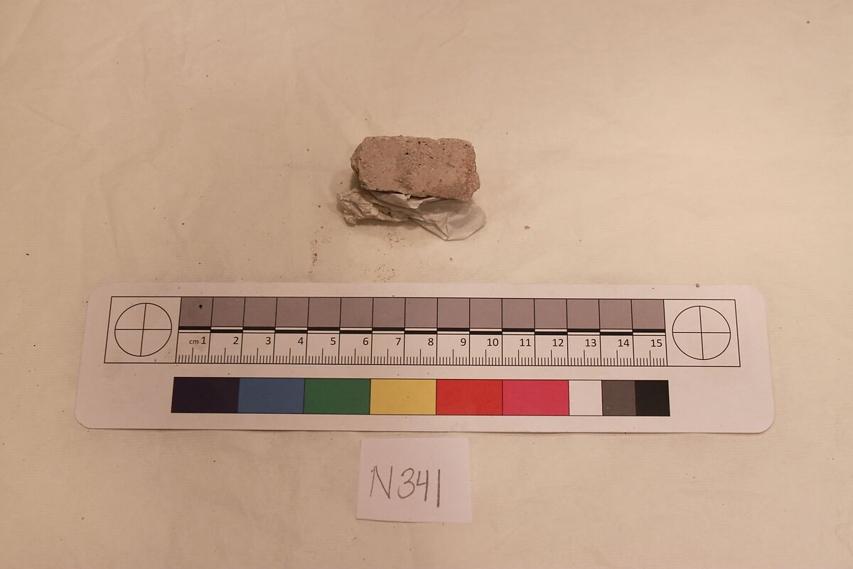 Stucco Fragment, Stucco; carved