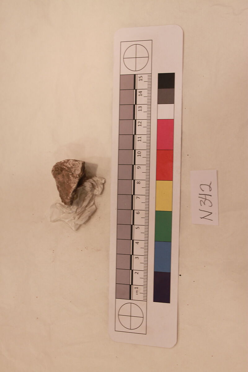 Stucco Fragment, Stucco; carved