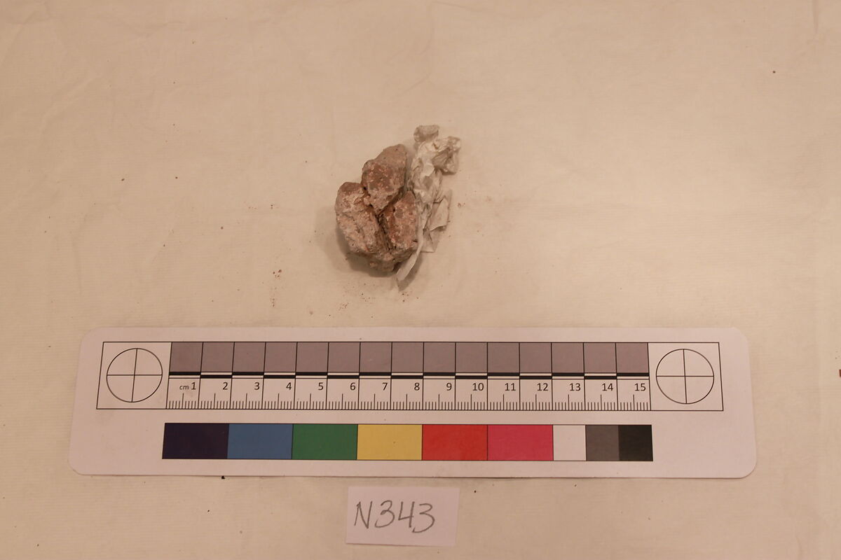 Stucco Fragment, Stucco; carved