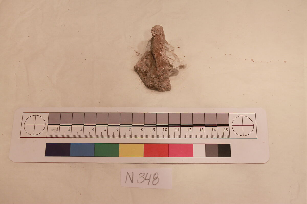 Stucco Fragment, Stucco; carved