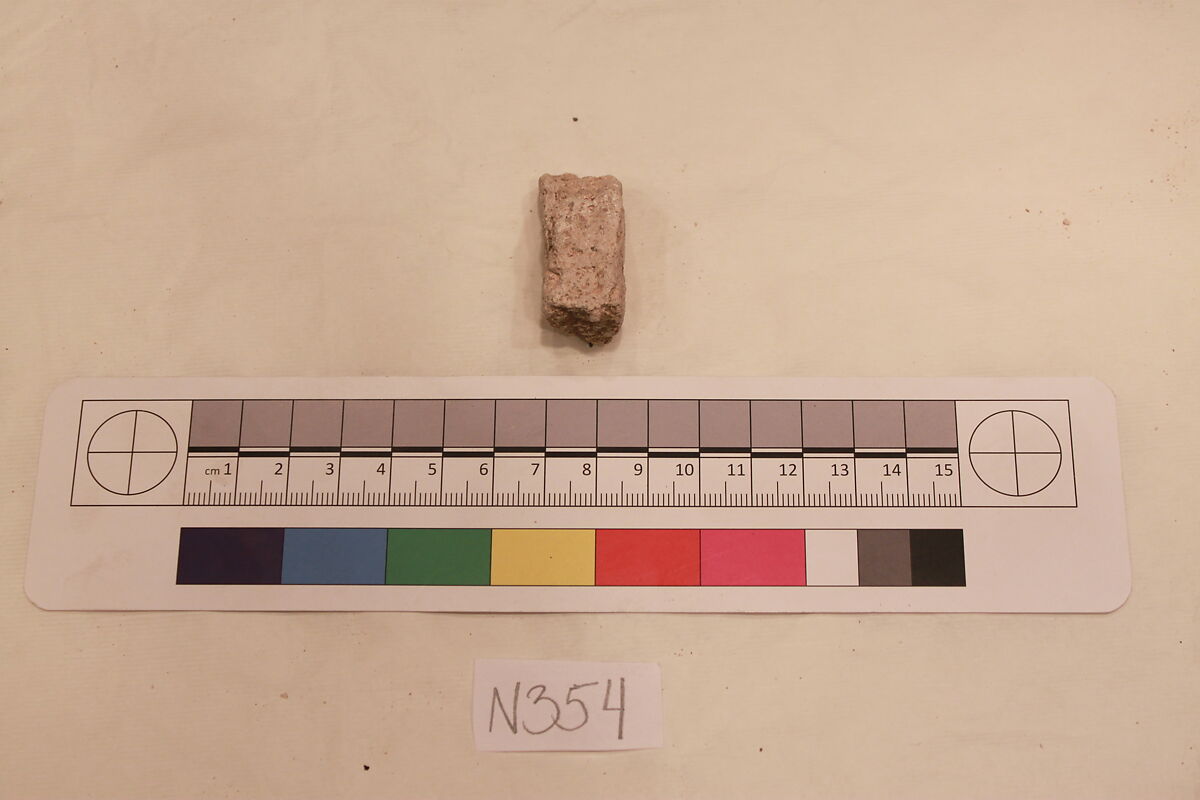 Stucco Fragment, Stucco; carved