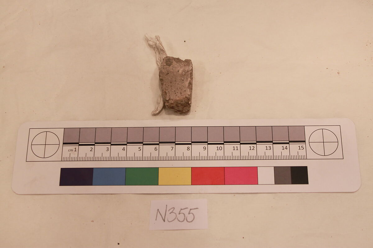 Stucco Fragment, Stucco; carved