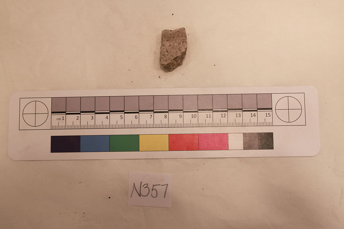 Stucco Fragment, Stucco; carved