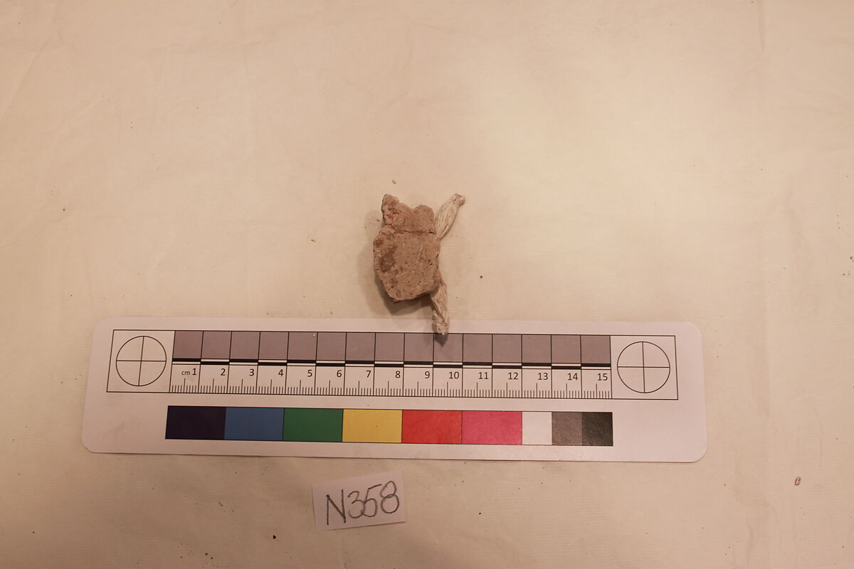Stucco Fragment, Stucco; carved