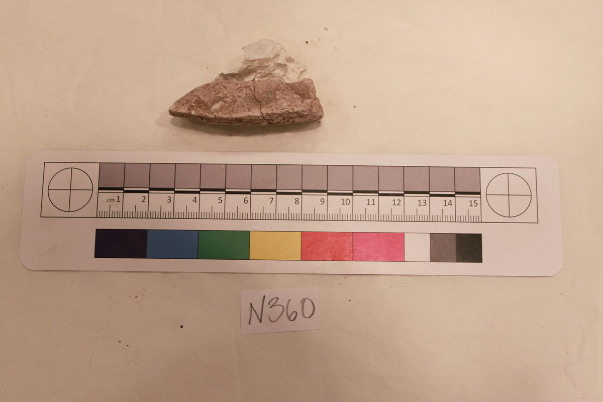 Stucco Fragment, Stucco; carved