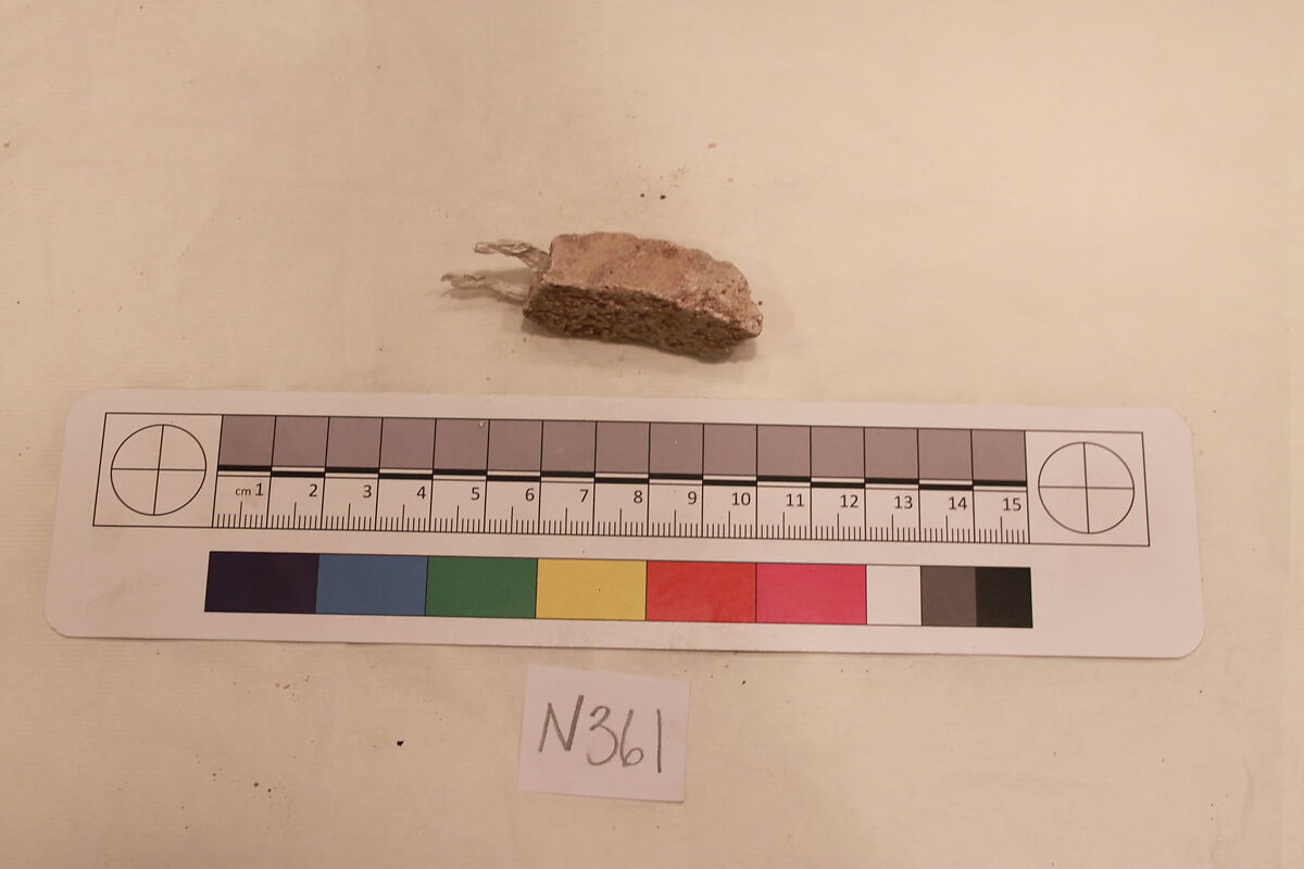 Stucco Fragment, Stucco; carved