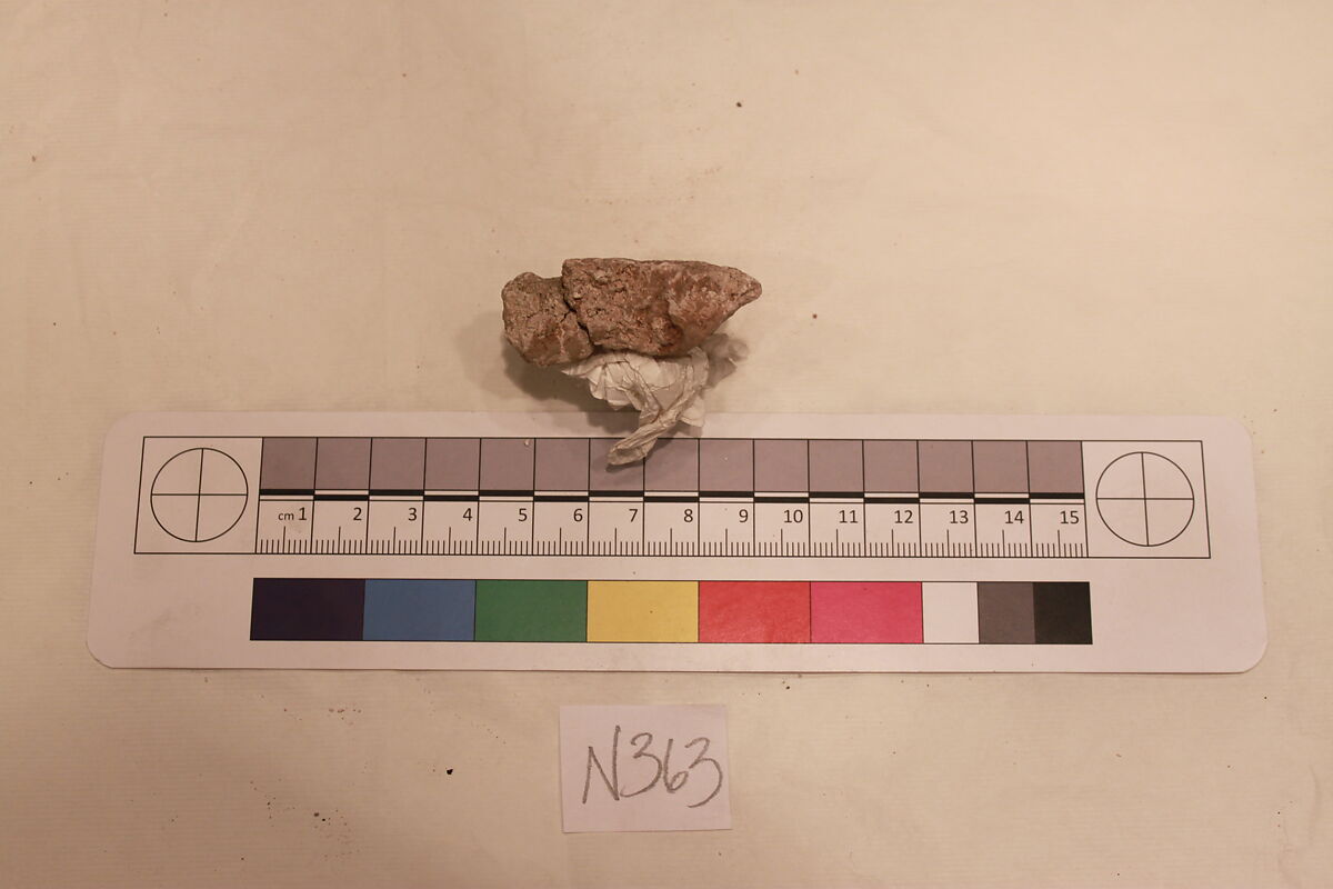 Stucco Fragment, Stucco; carved