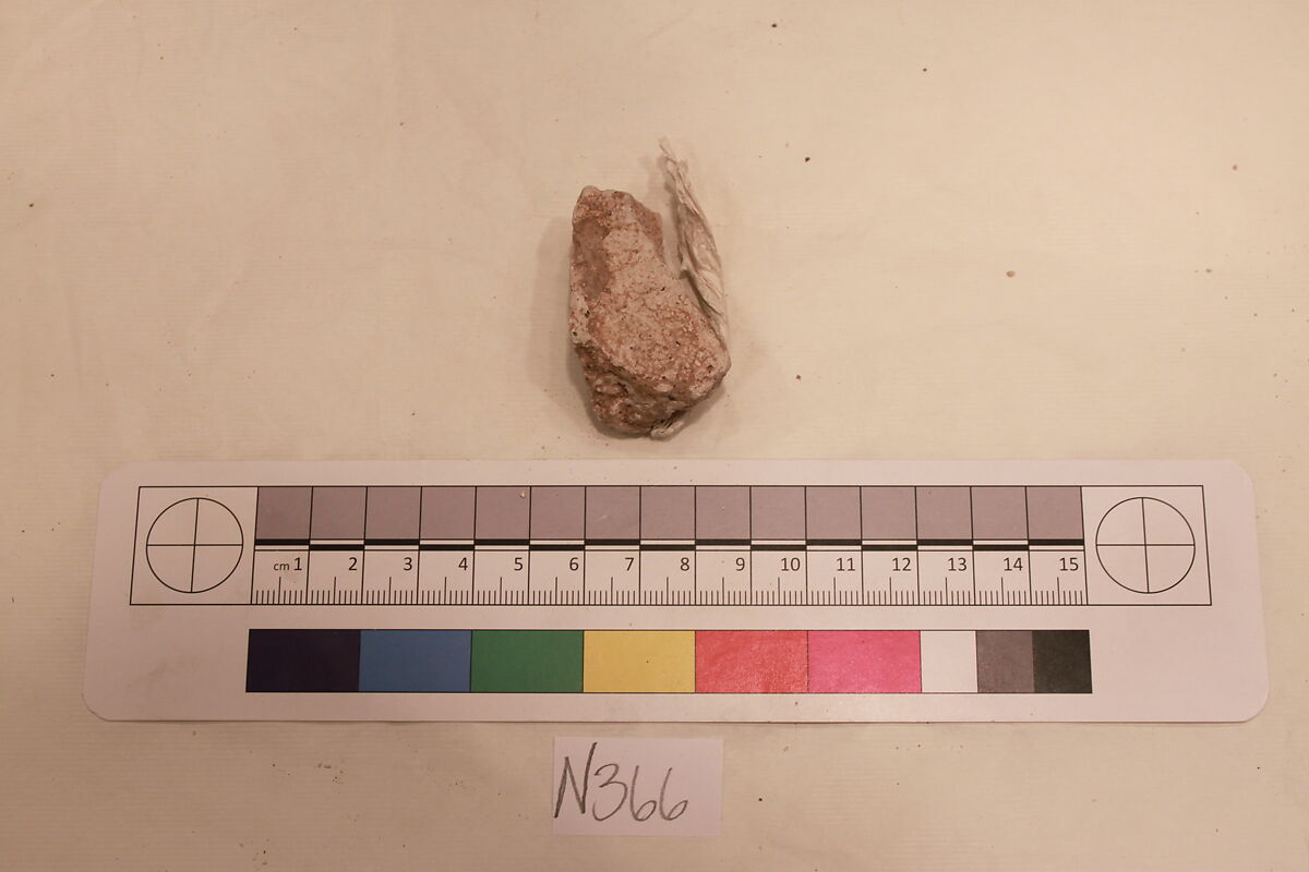 Stucco Fragment, Stucco; carved