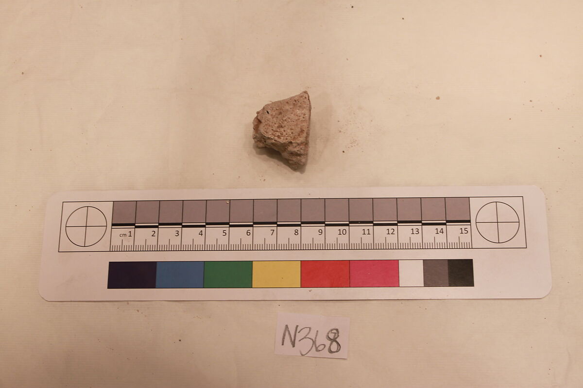 Stucco Fragment, Stucco; carved