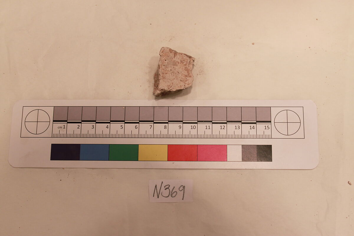 Stucco Fragment, Stucco; carved