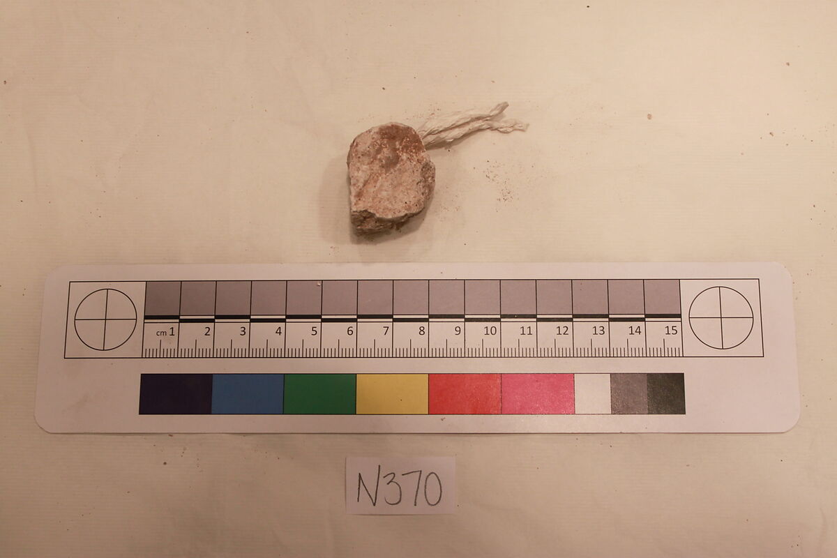 Stucco Fragment, Stucco; carved