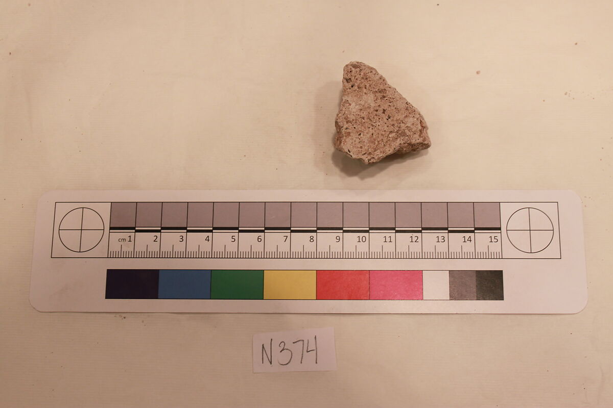 Stucco Fragment, Stucco; carved