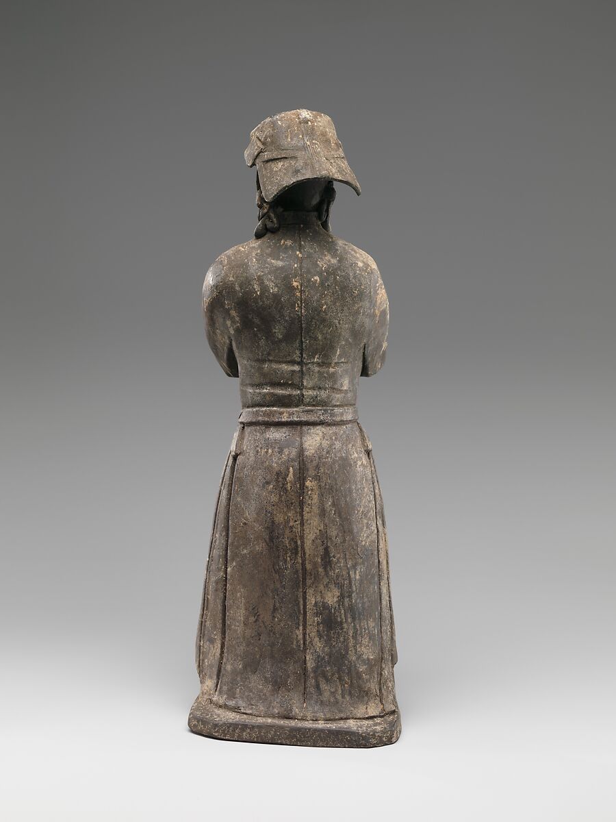 Figure of Mongol, Pottery with burnishing, China