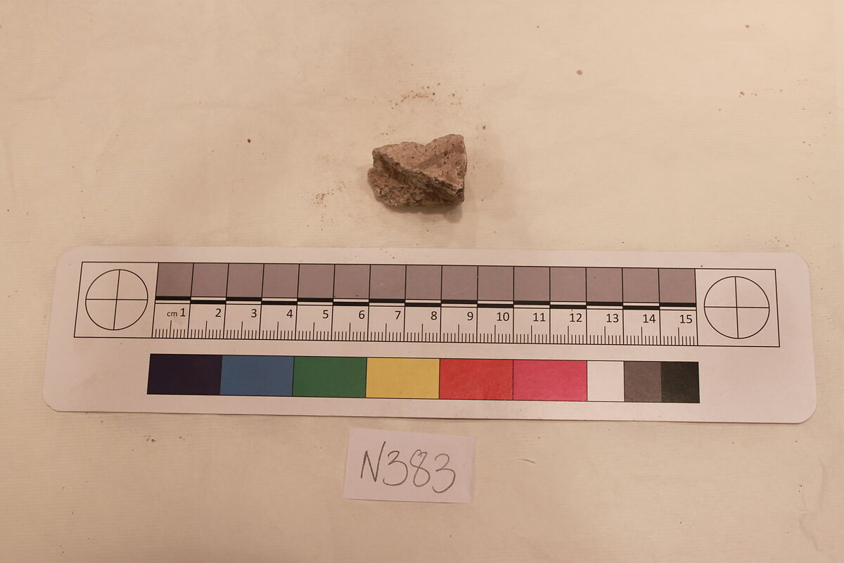 Stucco Fragment, Stucco; carved