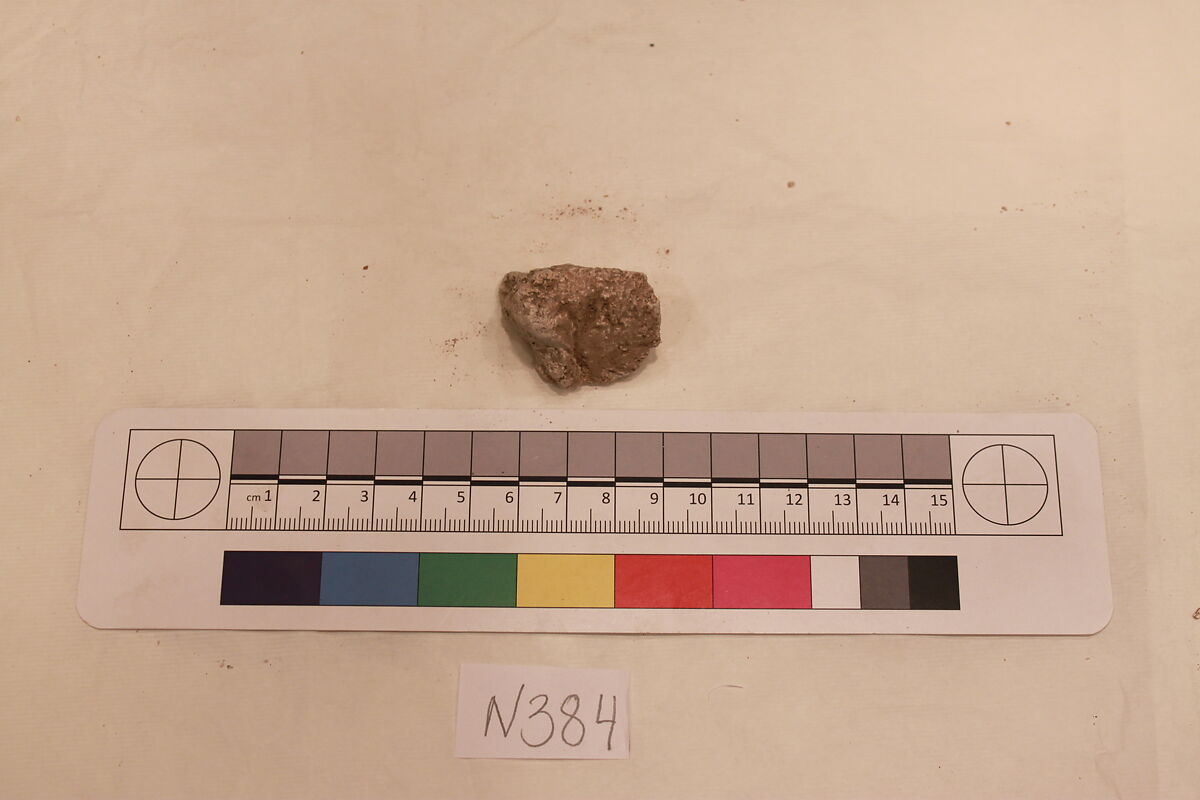 Stucco Fragment, Stucco; carved