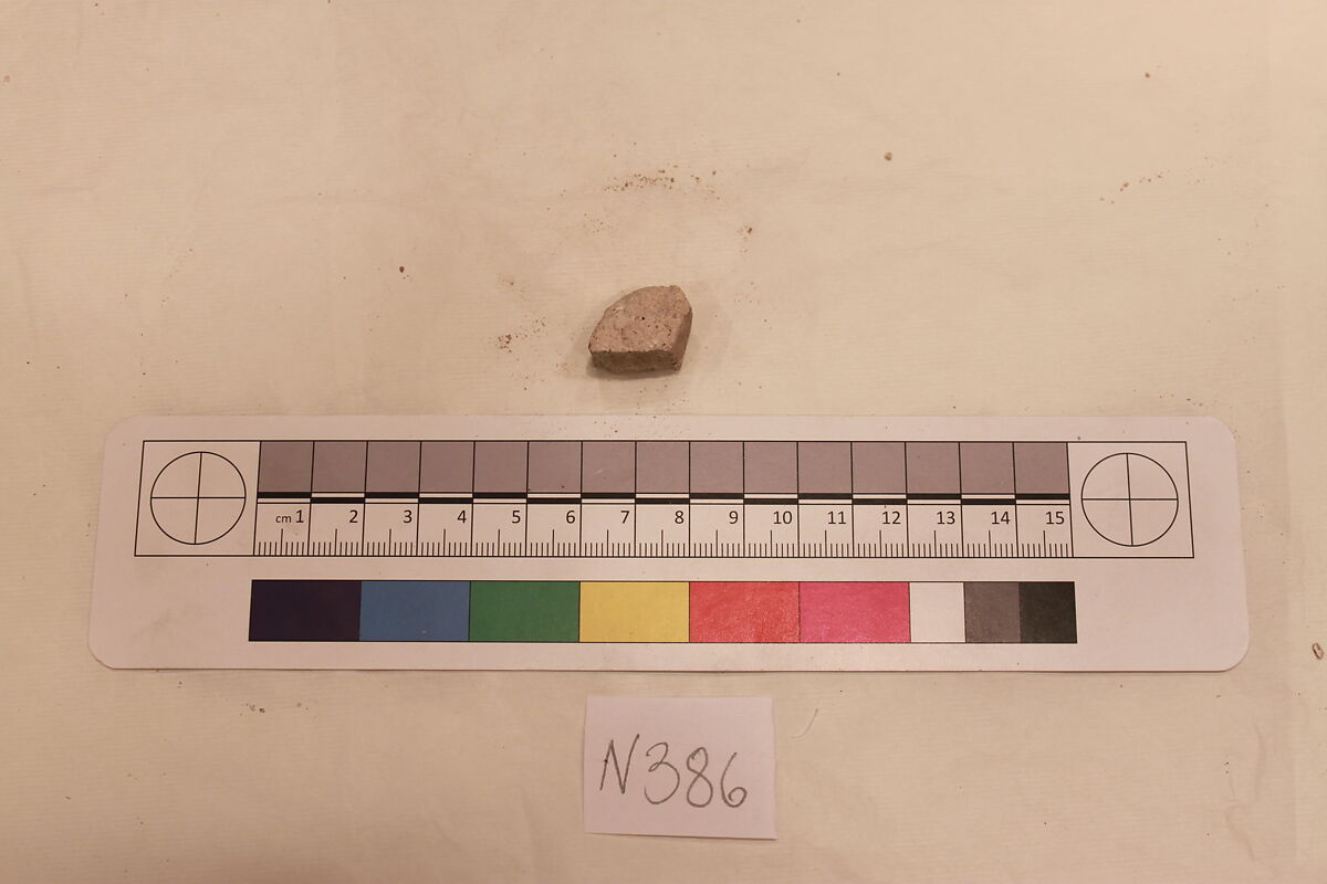 Stucco Fragment, Stucco; carved