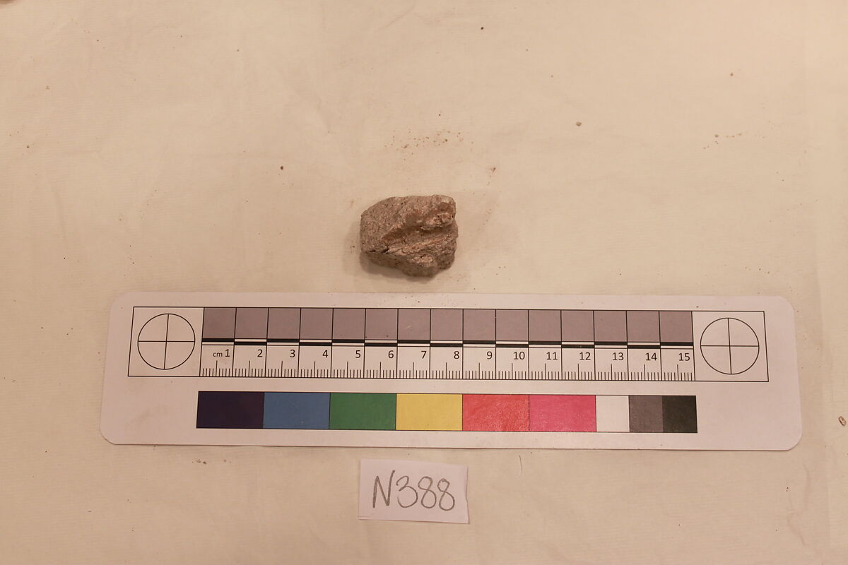 Stucco Fragment, Stucco; carved