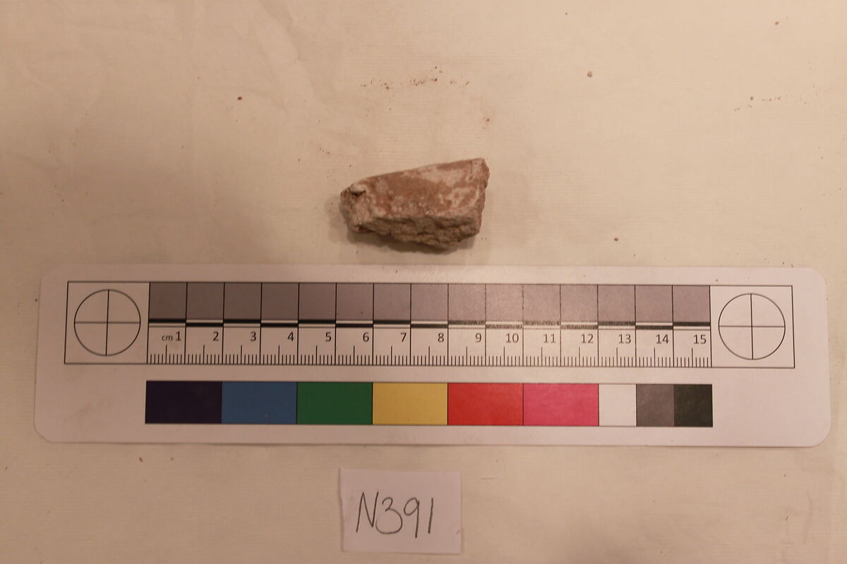 Stucco Fragment, Stucco; carved