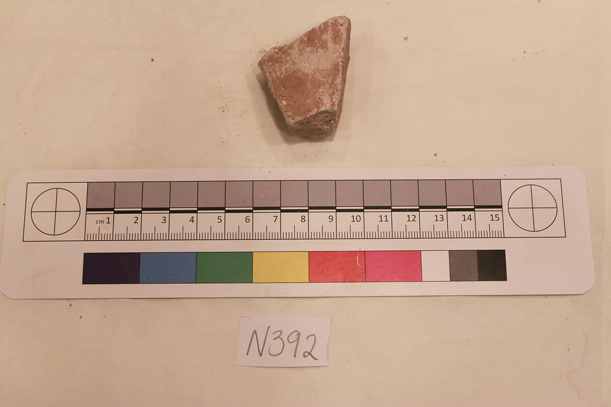 Stucco Fragment, Stucco; carved