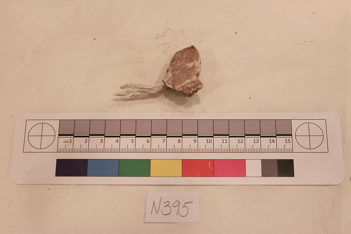 Stucco Fragment, Stucco; carved