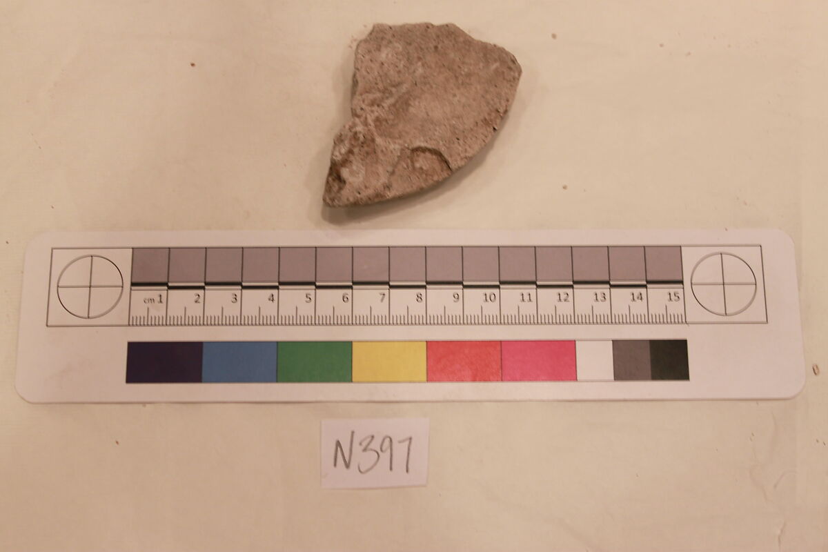 Stucco Fragment, Stucco; carved