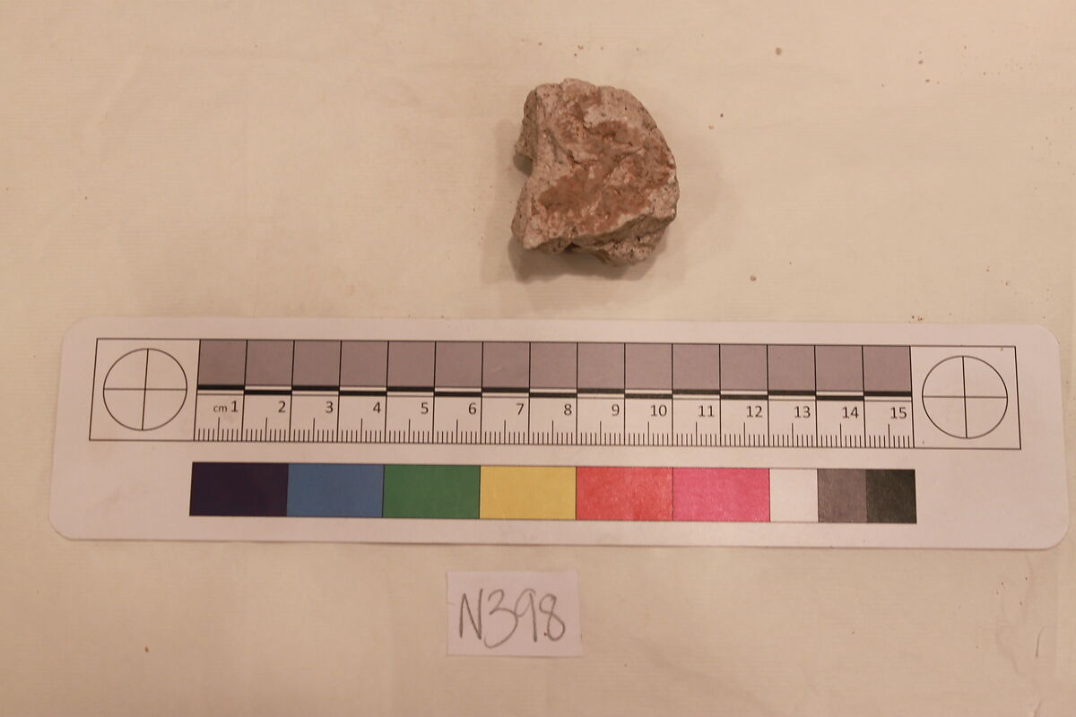 Stucco Fragment, Stucco; carved