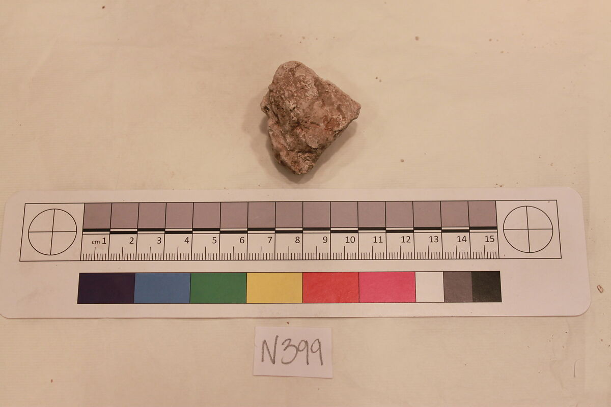 Stucco Fragment, Stucco; carved