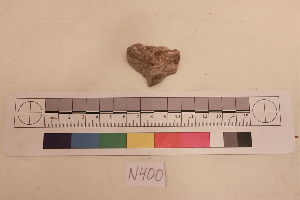 Stucco Fragment, Stucco; carved