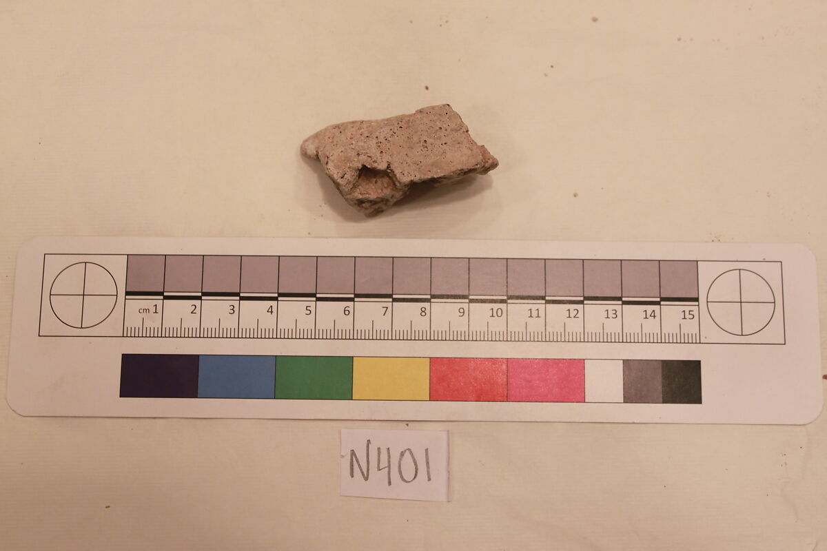 Stucco Fragment, Stucco; carved