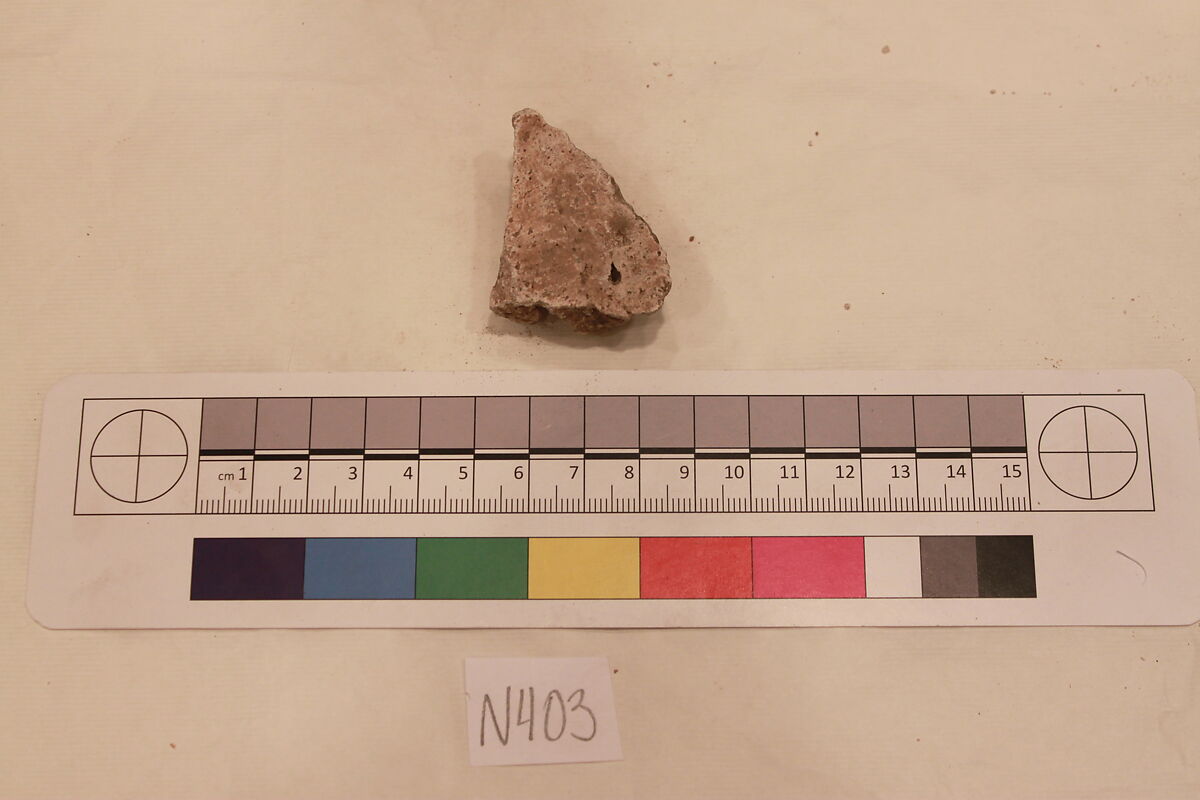 Stucco Fragment, Stucco; carved