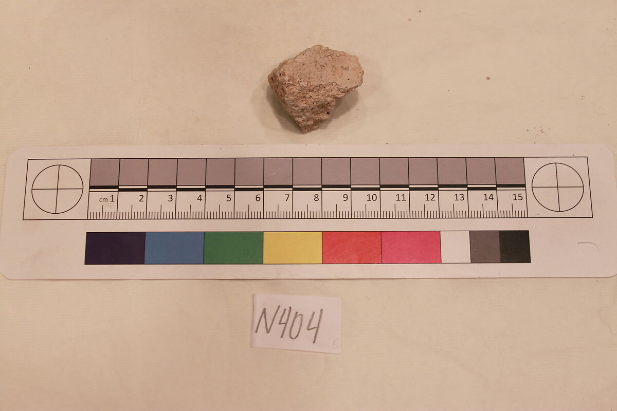 Stucco Fragment, Stucco; carved