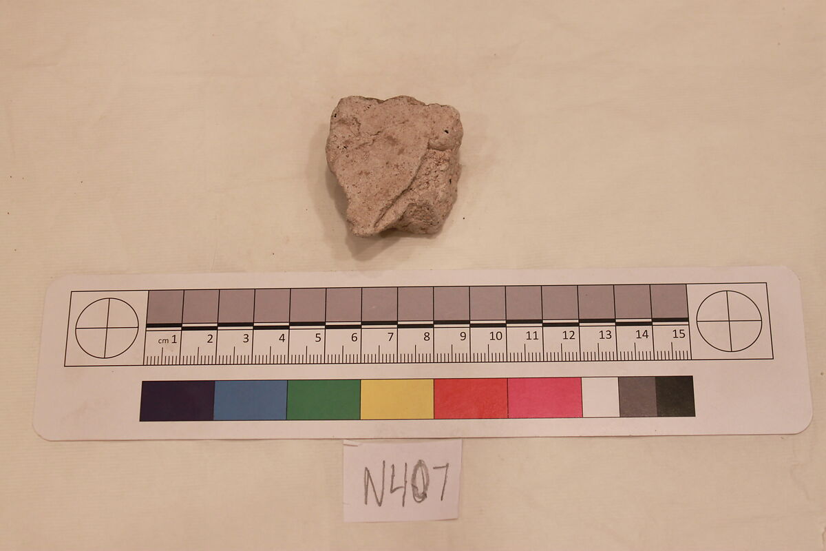 Stucco Fragment, Stucco; carved