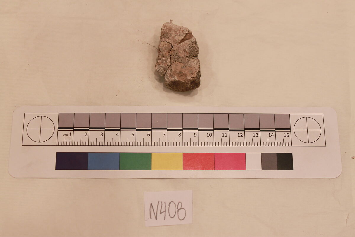 Stucco Fragment, Stucco; carved