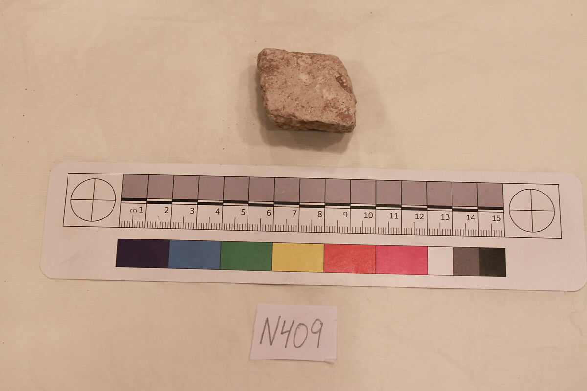 Stucco Fragment, Stucco; carved