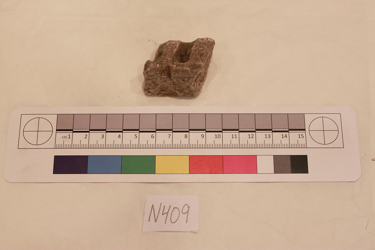 Stucco Fragment, Stucco; carved 