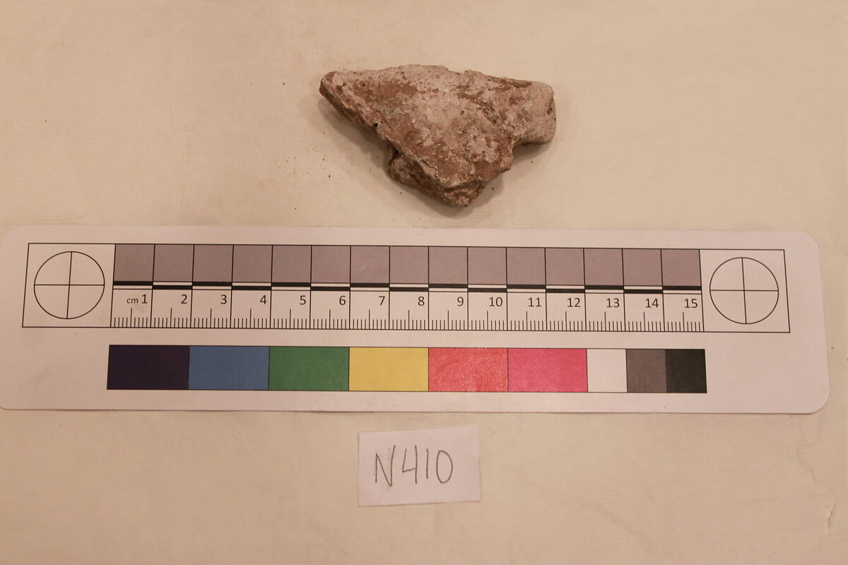 Stucco Fragment, Stucco; carved