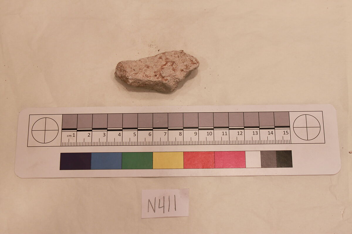 Stucco Fragment, Stucco; carved