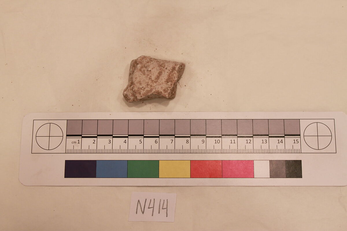 Stucco Fragment, Stucco; carved