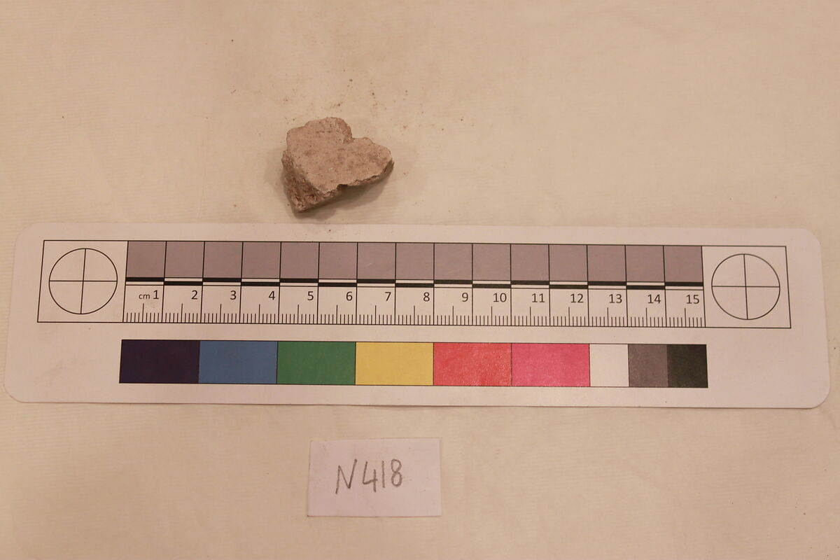 Stucco Fragment, Stucco; carved