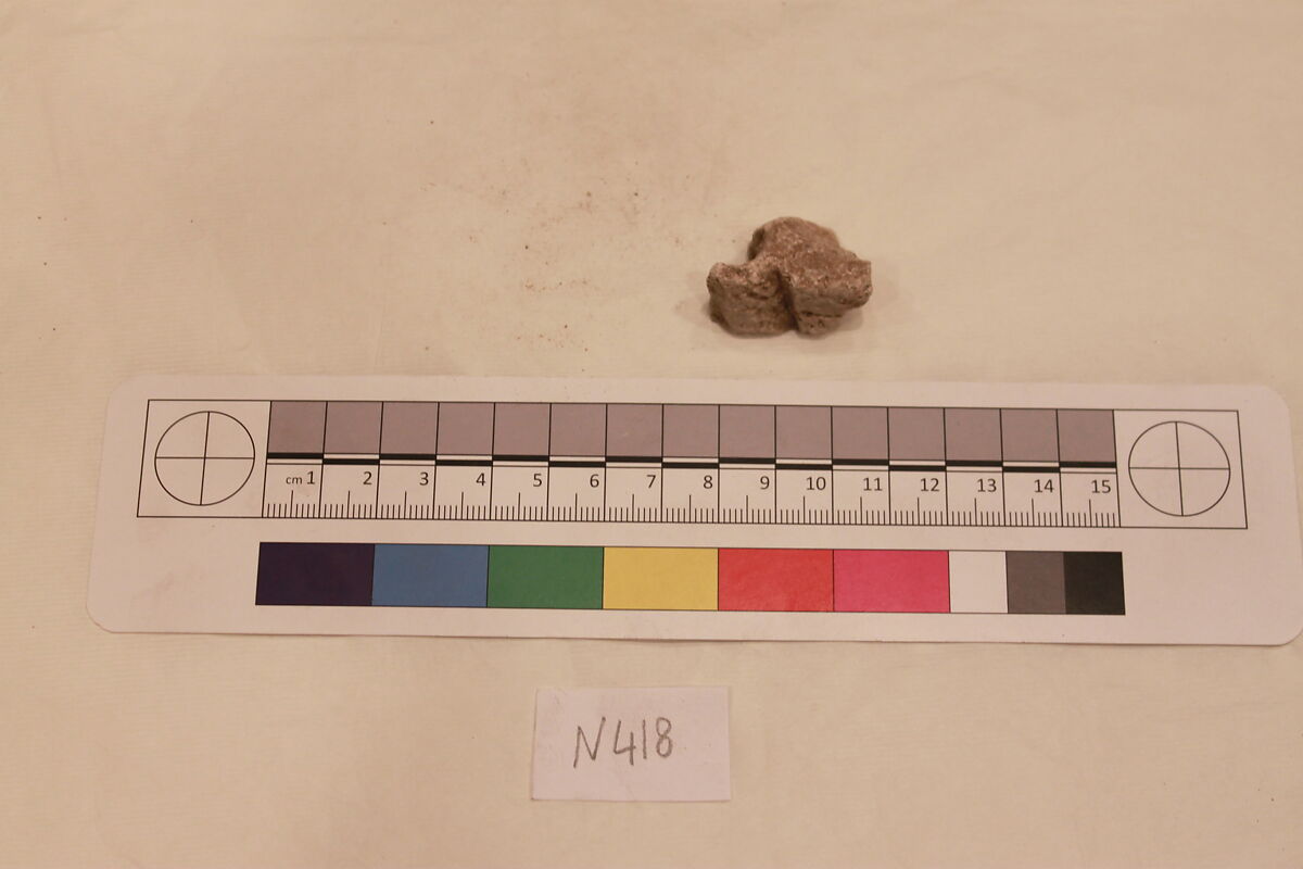 Stucco Fragment, Stucco; carved