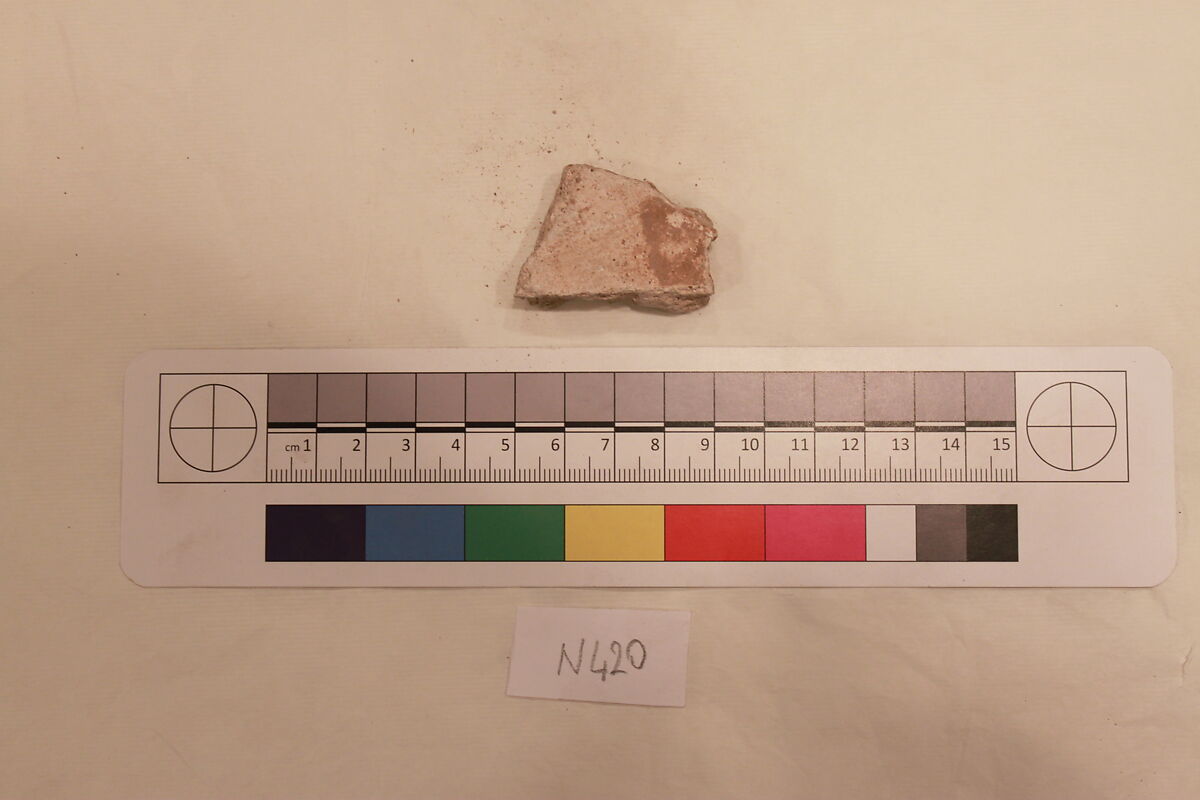 Stucco Fragment, Stucco; carved