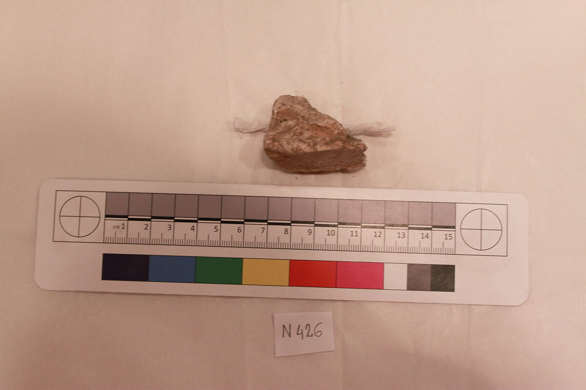 Stucco Fragment, Stucco; carved