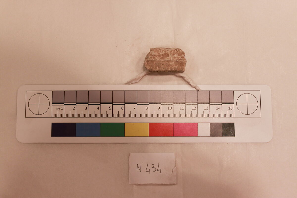Stucco Fragment, Stucco; carved
