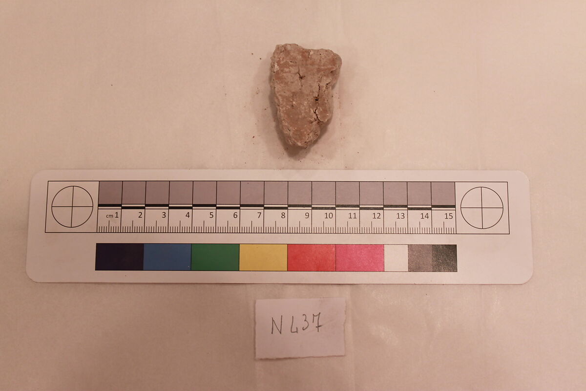 Stucco Fragment, Stucco; carved