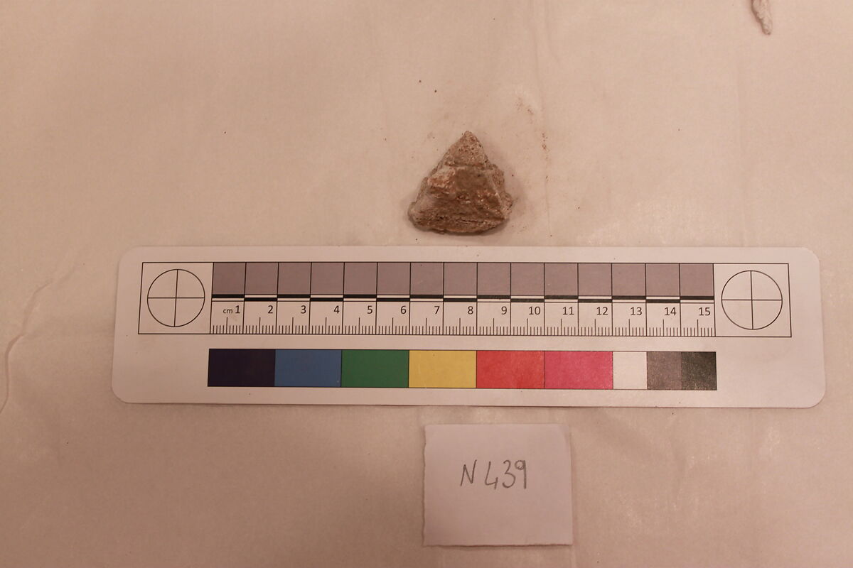 Stucco Fragment, Stucco; carved 