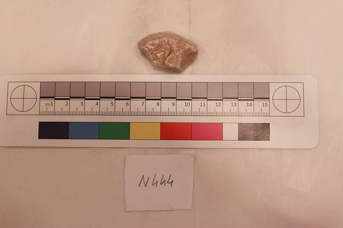 Stucco Fragment, Stucco; carved 