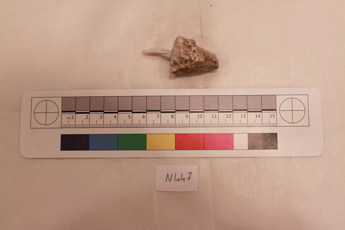 Stucco Fragment, Stucco; carved