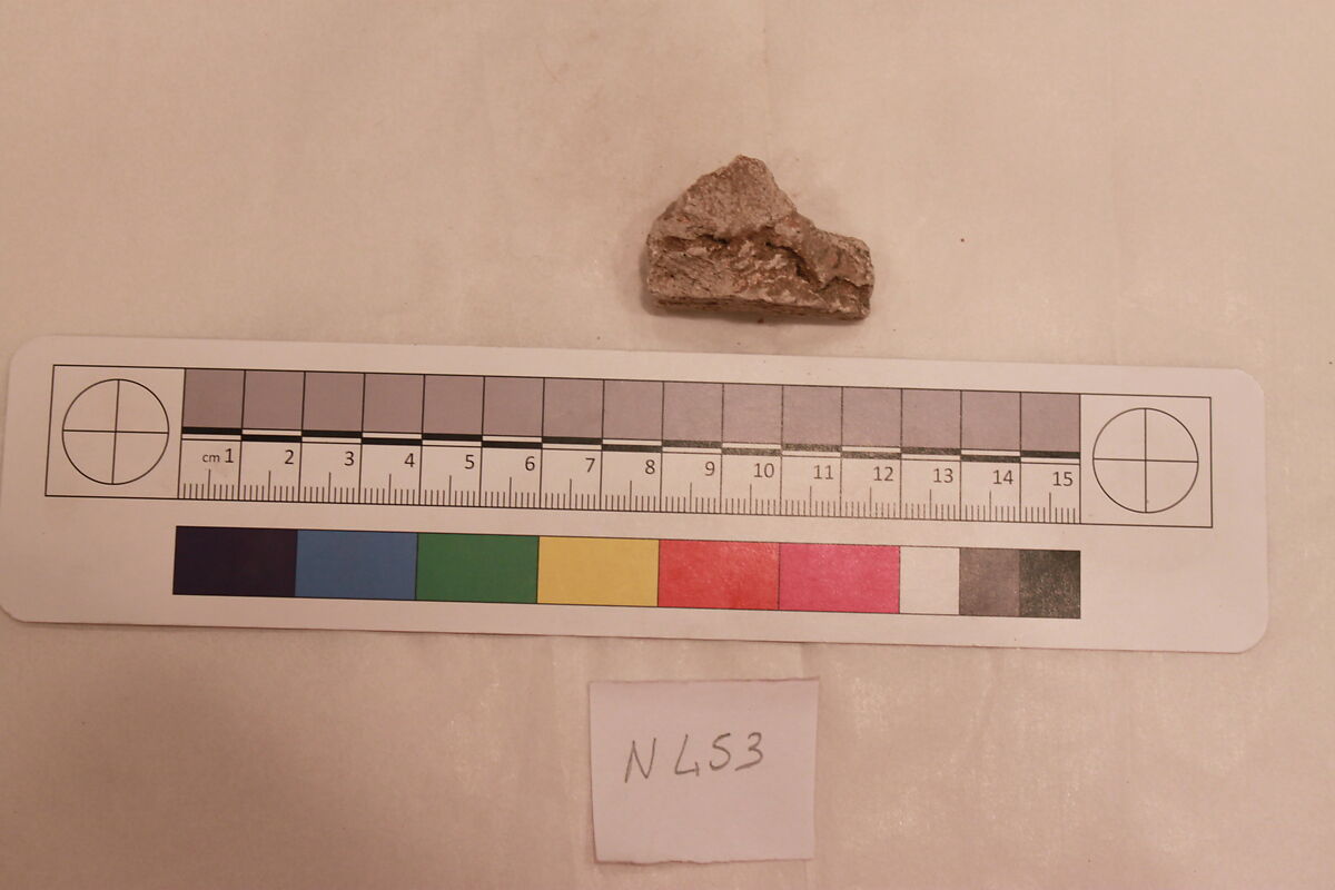 Stucco Fragment, Stucco; carved