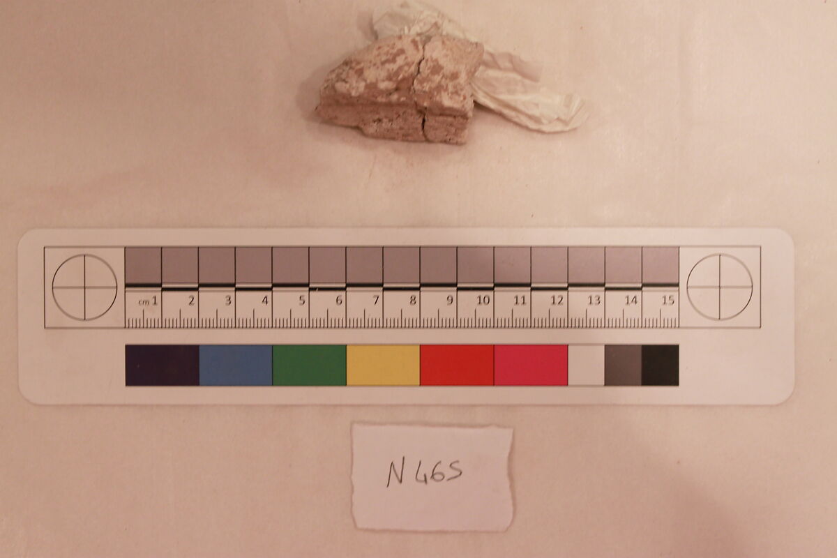 Stucco Fragment, Stucco; carved